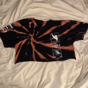 Illenium, Slander and Krewella Cropped bleach dyed Tee